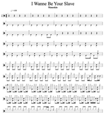 I Wanna Be Your Slave Måneskin Full Drum Transcription / Drum Sheet Music Cyril Mayer