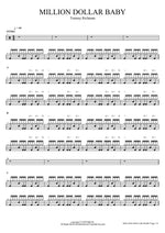 MILLION DOLLAR BABY Tommy Richman Full Drum Transcription / Drum Sheet Music COPYDRUM