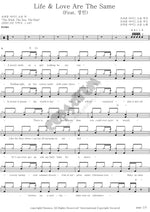 Life & Love Are The Same (Feat. Jung In) (Life ＆ Love Are The Same (Feat. 정인)) Brown Eyed Soul (브라운 아이드 소울) Full Drum Transcription / Drum Sheet Music COPYDRUM