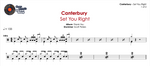 Set You Right Canterbury Full Drum Transcription / Drum Sheet Music Chef Cook