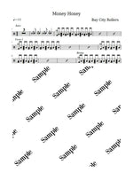 Money Honey Bay City Rollers Full Drum Transcription / Drum Sheet Music KiwiDrums