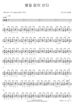 Living Without Trouble (별일 없이 산다) Jang Kiha (장기하) Full Drum Transcription / Drum Sheet Music COPYDRUM