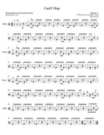 Can't Stop Maroon 5 Full Drum Transcription / Drum Sheet Music Jaslow Drum Sheets