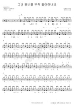 You're the Spring Rain (그댄 봄비를) Bae Ttaragi (배따라기) Full Drum Transcription / Drum Sheet Music COPYDRUM