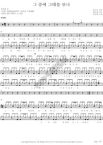 Among Them, I Met You (그 중에 그대를 만나) Lee Sunhee (이선희) Full Drum Transcription / Drum Sheet Music COPYDRUM