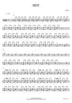 HOT (HOT) SEVENTEEN (세븐틴) Full Drum Transcription / Drum Sheet Music COPYDRUM