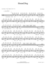 Hound Dog Elvis Presley Full Drum Transcription / Drum Sheet Music COPYDRUM