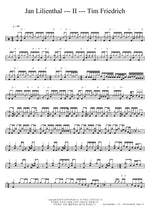 Tim Friedrich Jan Lilienthal Full Drum Transcription / Drum Sheet Music COPYDRUM