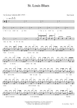 St. Louis Blues Peter Cincotti Full Drum Transcription / Drum Sheet Music COPYDRUM