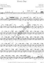 Everyday Funky Brown (펑키 브라운) Full Drum Transcription / Drum Sheet Music COPYDRUM