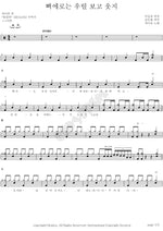 The Pierrot Laughs at Us (삐에로는 우릴 보고 웃지) IU (아이유) Full Drum Transcription / Drum Sheet Music COPYDRUM