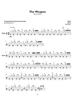 The Weapon (Part II of Fear) Rush Full Drum Transcription / Drum Sheet Music Jaslow Drum Sheets