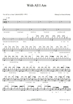 With All I Am (Live) Hillsong Worship Full Drum Transcription / Drum Sheet Music COPYDRUM