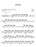 Syndicate The Fray Full Drum Transcription / Drum Sheet Music Jaslow Drum Sheets