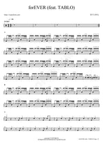 ForEVER (feat. TABLO) (forEVER (feat. TABLO)) PSY (싸이) Full Drum Transcription / Drum Sheet Music COPYDRUM