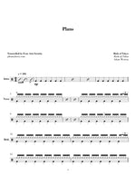 Plans Birds of Tokyo Full Drum Transcription / Drum Sheet Music Jaslow Drum Sheets