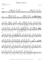 Ebony Eyes Bob Welch Full Drum Transcription / Drum Sheet Music COPYDRUM