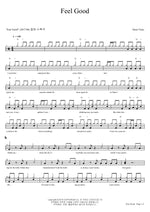 Feel Good Neon Trees Full Drum Transcription / Drum Sheet Music COPYDRUM