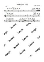 The Crystal Ship The Doors Full Drum Transcription / Drum Sheet Music KiwiDrums