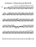 Si Estás Pensando Mal De Mí Los Bunkers Full Drum Transcription / Drum Sheet Music Carlos Dias Aidos