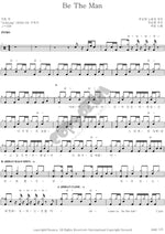 be the man Achtung (악퉁) Full Drum Transcription / Drum Sheet Music COPYDRUM
