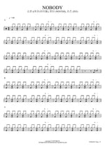 NOBODY 소연 ((여자)아이들), 윈터 (WINTER), 리즈 (IVE) Full Drum Transcription / Drum Sheet Music COPYDRUM