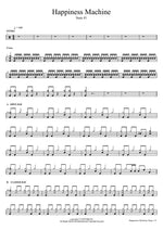 Happiness Machine Sum 41 Full Drum Transcription / Drum Sheet Music COPYDRUM