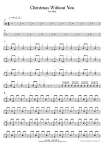 Christmas Without You Ava Max Full Drum Transcription / Drum Sheet Music COPYDRUM