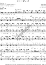 After the Play Ends (연극이 끝난후) ALi (알리) Full Drum Transcription / Drum Sheet Music COPYDRUM
