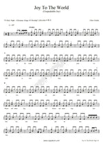 Joy to the World (Unspeakable Joy) Chris Tomlin Full Drum Transcription / Drum Sheet Music COPYDRUM