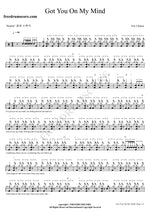 Got You on My Mind Eric Clapton Full Drum Transcription / Drum Sheet Music COPYDRUM