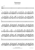 Nonsense Sabrina Carpenter Full Drum Transcription / Drum Sheet Music COPYDRUM