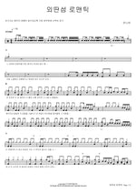 A Romantic Island (외딴섬 로맨틱) Jannabi (잔나비) Full Drum Transcription / Drum Sheet Music COPYDRUM