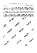 Do You Feel Like We Do (Live) Peter Frampton Full Drum Transcription / Drum Sheet Music KiwiDrums