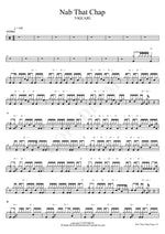 Nab That Chap!! T Square (ティー・スクェア) Full Drum Transcription / Drum Sheet Music COPYDRUM