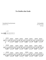 To Outlive the Gods My Dying Bride Full Drum Transcription / Drum Sheet Music Jaslow Drum Sheets