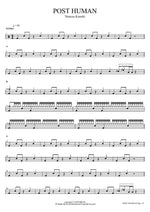 POST HUMAN Yonezu Kenshi Full Drum Transcription / Drum Sheet Music COPYDRUM