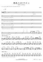 Ten Colored Starmine (열색 스타마인) Roselia Full Drum Transcription / Drum Sheet Music COPYDRUM