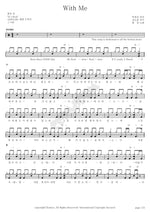 With Me Wheesung (휘성) Full Drum Transcription / Drum Sheet Music COPYDRUM