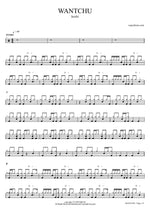 Wantchu - Keshi (케시) drum sheet music