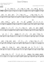 Jazz Crime Joshua Redman Full Drum Transcription / Drum Sheet Music COPYDRUM