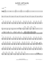 LOVE ATTACK RESCENE (리센느) Full Drum Transcription / Drum Sheet Music COPYDRUM