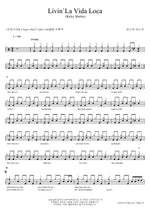 Livin' La Vida Loca (LivinLa Vida Loca) Busker Busker (버스커 버스커) Full Drum Transcription / Drum Sheet Music COPYDRUM