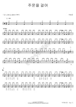 Cast a Spell (주문을 걸어) Park Hye Kyung (박혜경) Full Drum Transcription / Drum Sheet Music COPYDRUM