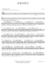 The Wind Blows (바람이분다) Lee Sora (이소라) Full Drum Transcription / Drum Sheet Music COPYDRUM