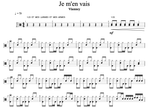 Je M'en Vais Vianney Bureau Full Drum Transcription / Drum Sheet Music Cyril Mayer