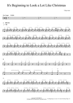 It's Beginning to Look a Lot Like Christmas Cathy Geier Full Drum Transcription / Drum Sheet Music COPYDRUM