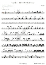 Super Bowl 48 Halftime Show Bruno Mars Full Drum Transcription / Drum Sheet Music COPYDRUM