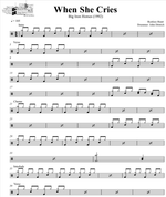 When She Cries Restless Heart Full Drum Transcription / Drum Sheet Music DrumSetSheetMusic.com