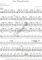 One Thing Remains (Live) (feat. Brian Johnson) Bethel Music Full Drum Transcription / Drum Sheet Music COPYDRUM